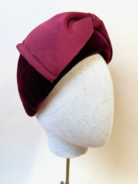 Harriet in Burgundy Velvet